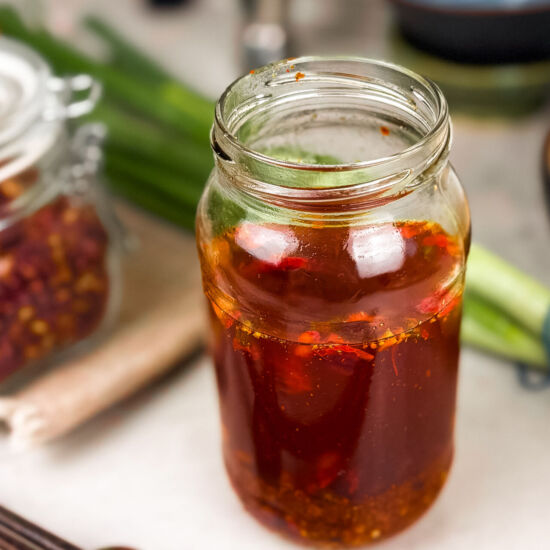 Homemade Sichuan Chili Oil
