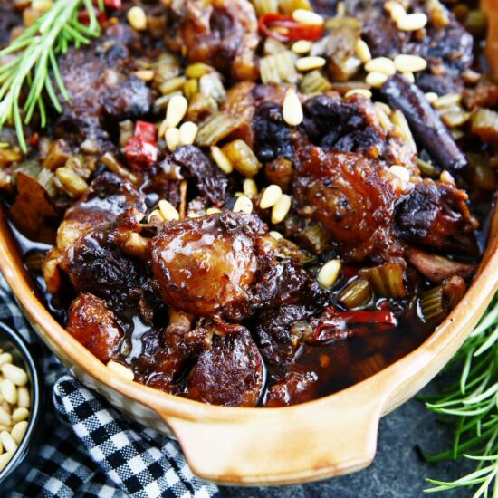 Oxtail Ragout with Celery