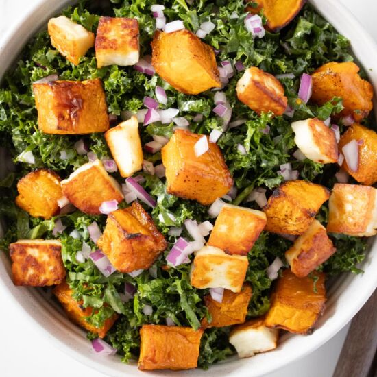 Kale and Pumpkin Salad