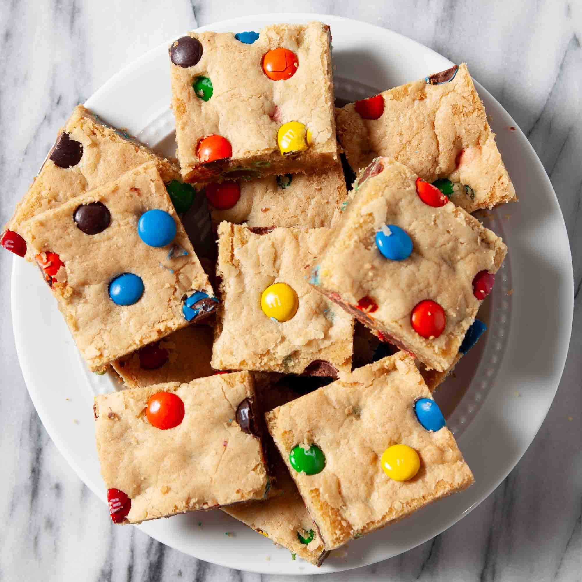 M&M Cookie Bars