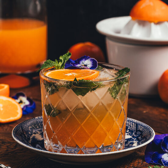 Mandarin Mocktail with Mint