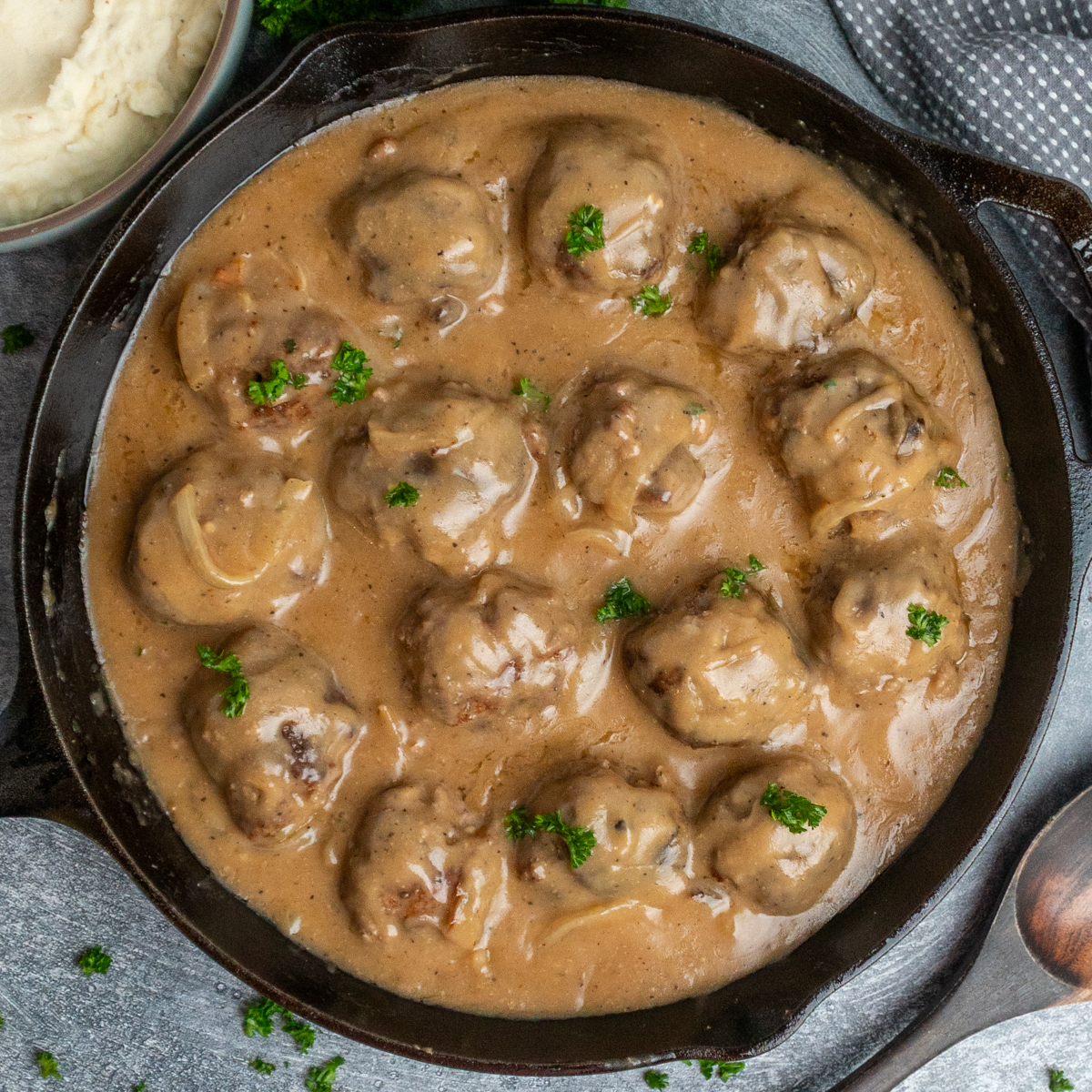 Meatballs and Gravy