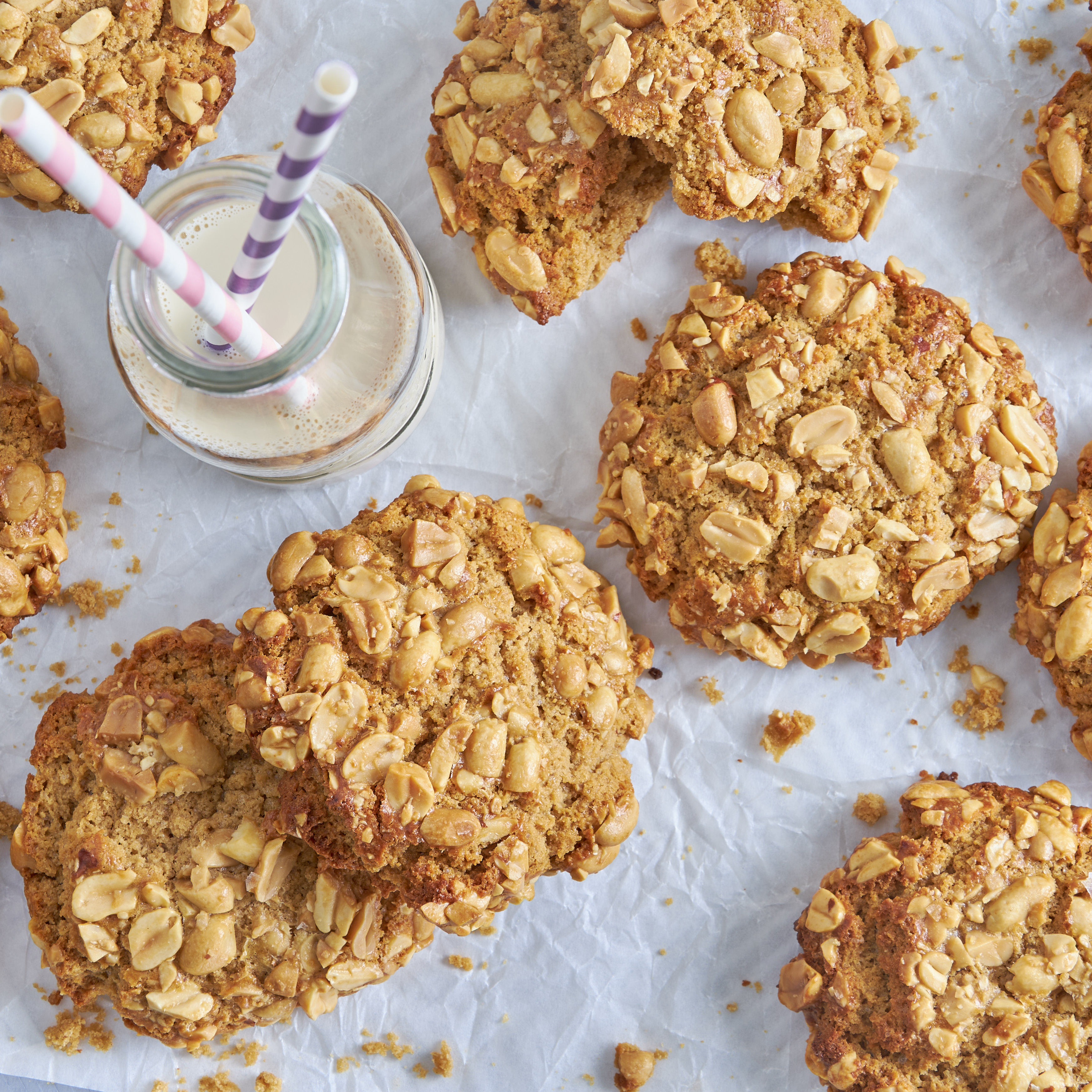 Peanut Brown Butter Protein Cookies