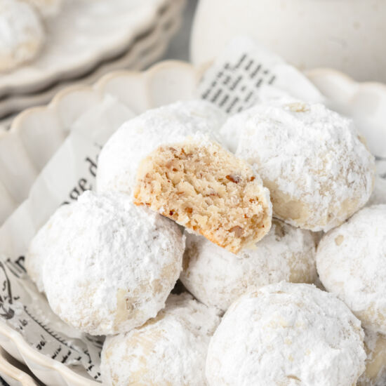 Pecan Snowball Cookies