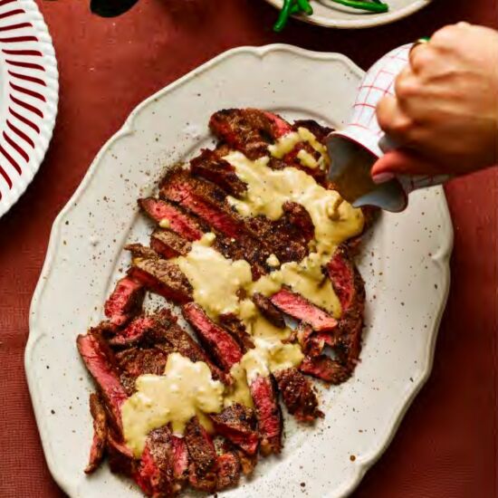 Peppered Steak with Whisky Sauce