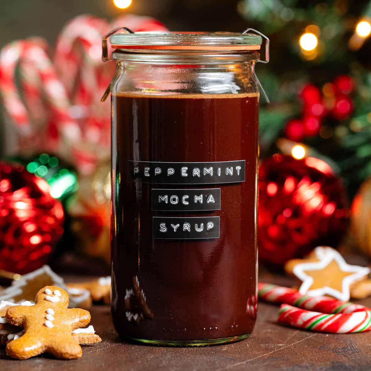 Peppermint Mocha Syrup