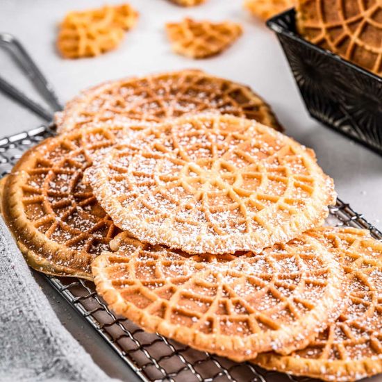 Classic Italian pizzelles