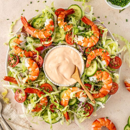 Prawn Cocktail Wreath Salad