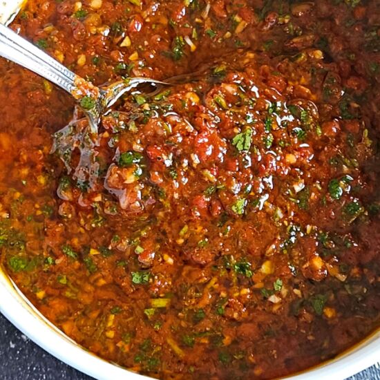 Red Chimichurri Sauce