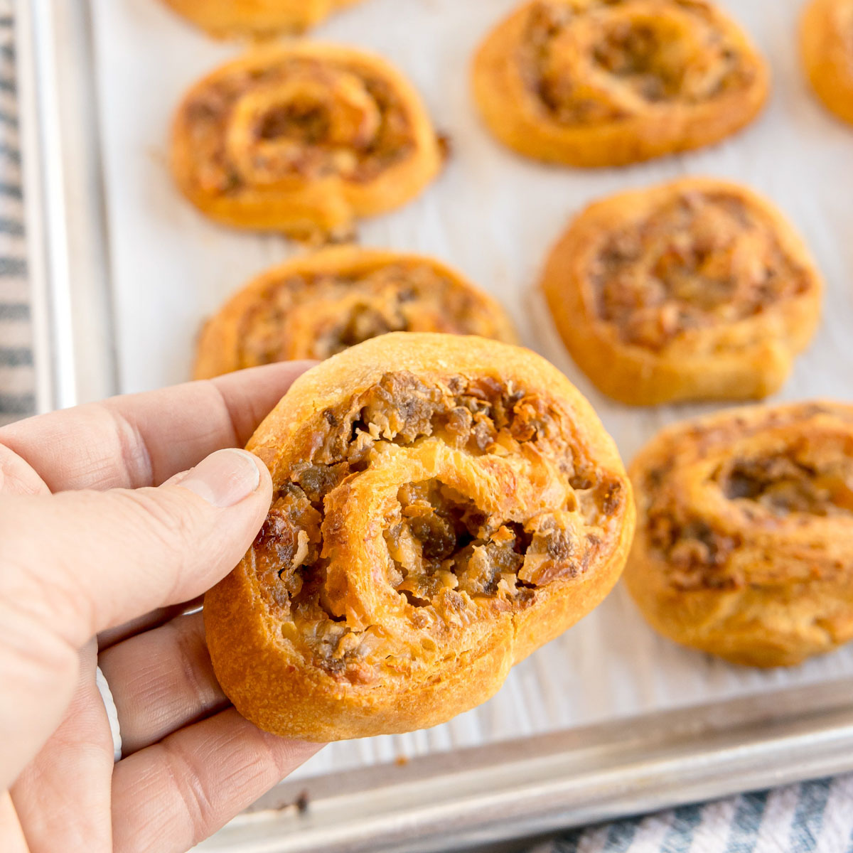 Easy Sausage Pinwheels