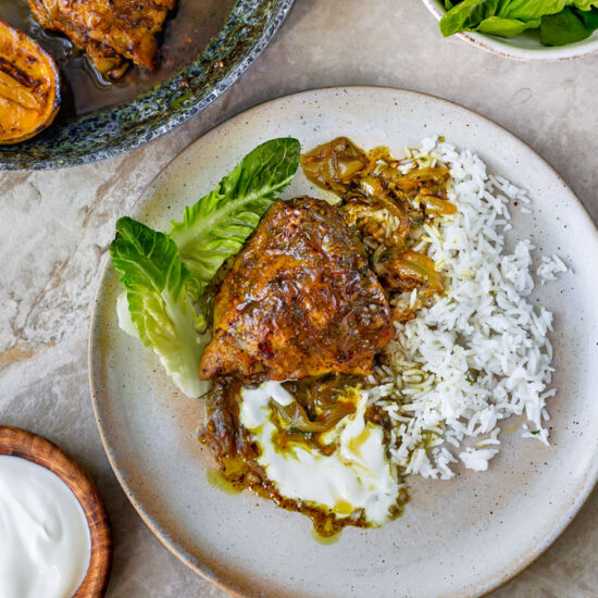 Easy Stovetop Shawarma Chicken Stew