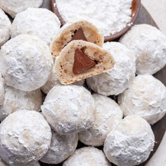 Snowball Kiss Cookies