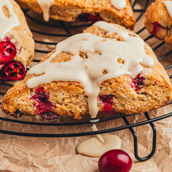 Spiced Cranberry Orange Scones