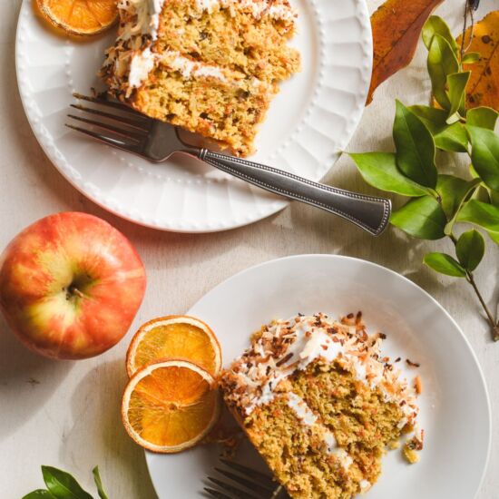 Spiced Rum Carrot Cake