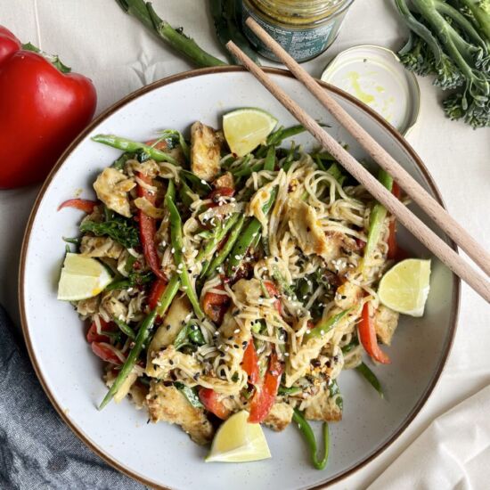 Thai Green Curry Noodles