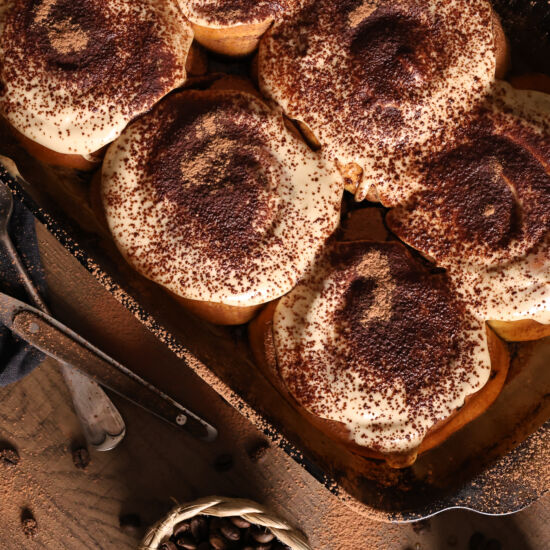 Tiramisu Cinnamon Rolls