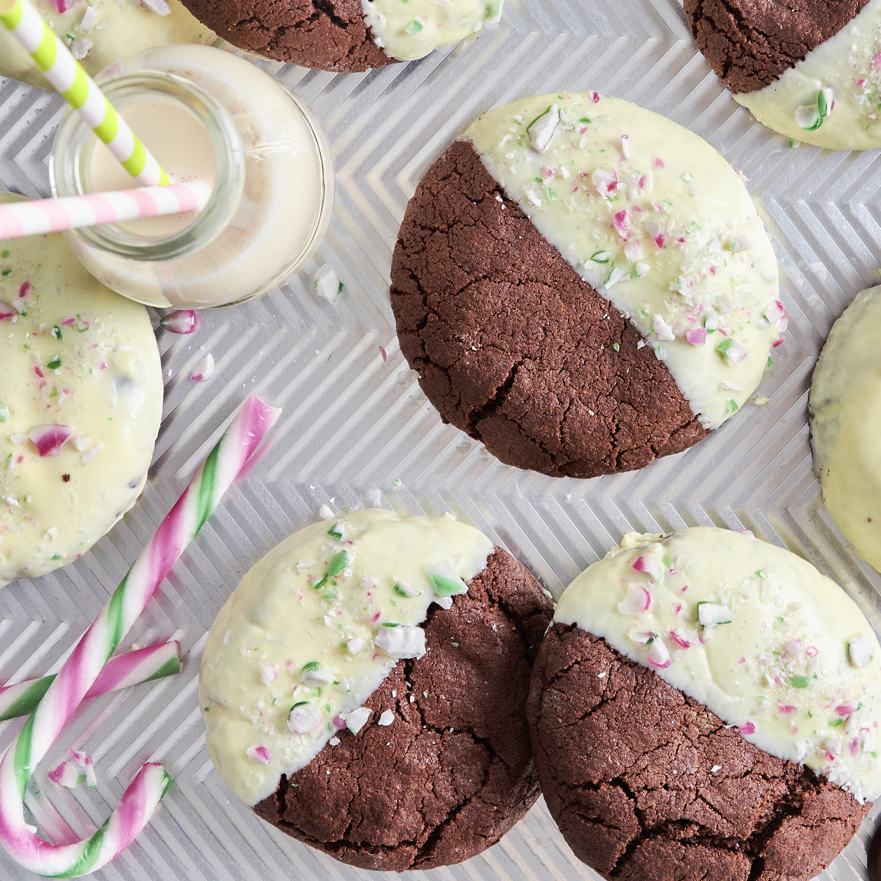Triple Mint Choc Protein Cookies