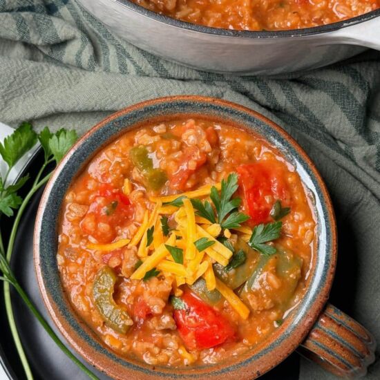 Vegan Stuffed Pepper Soup