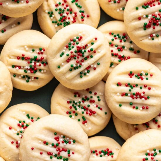 Whipped Shortbread Cookies