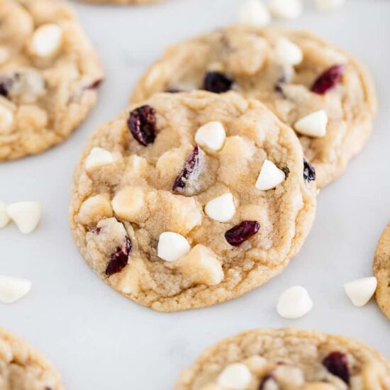 White Chocolate Cranberry Cookies