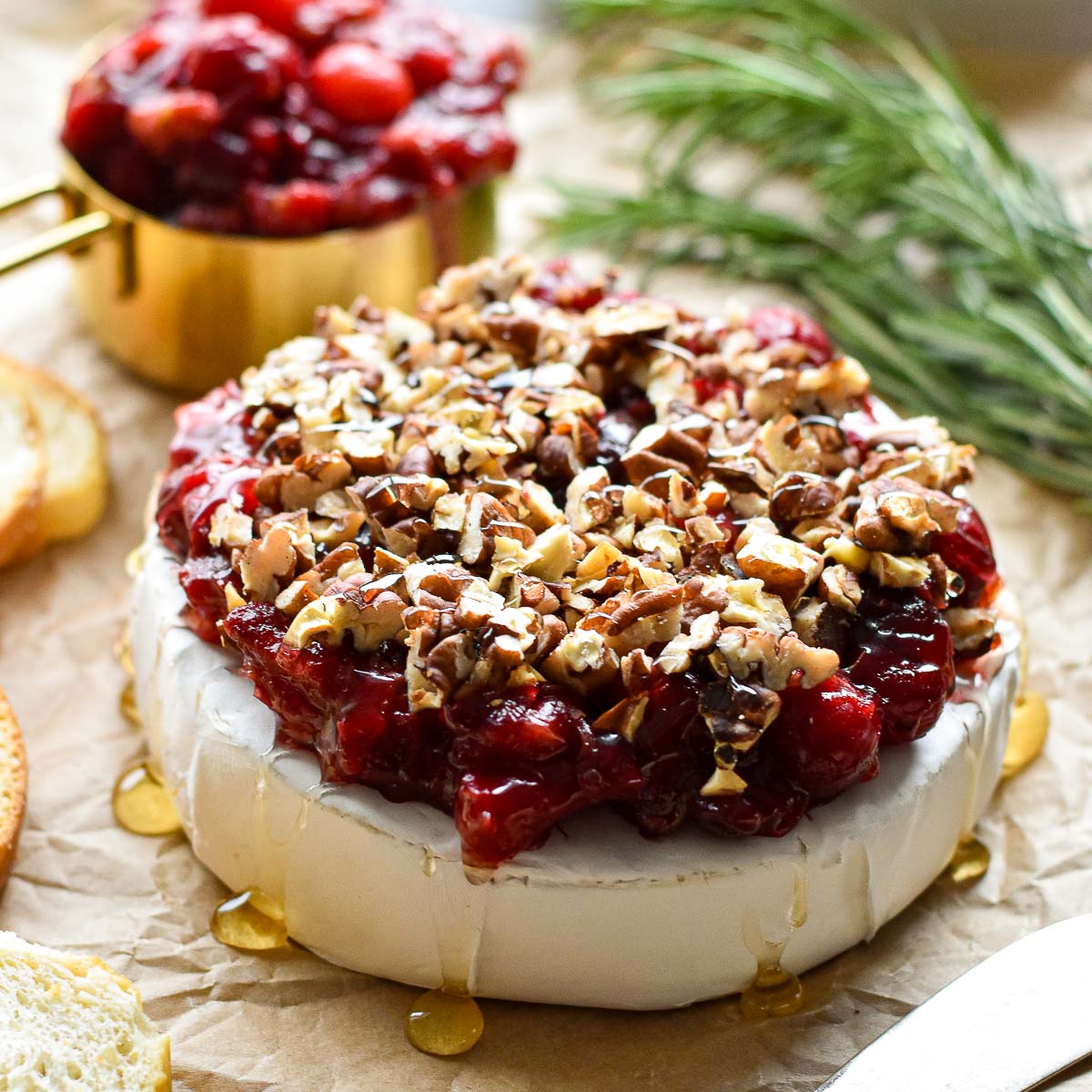 Baked Brie with Cranberry