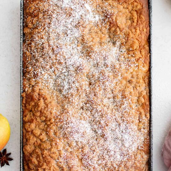 Chai Spiced Pear Breakfast Cake