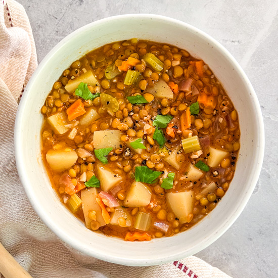Instant Pot Lentil Soup