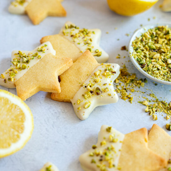 White Chocolate Lemon Shortbread
