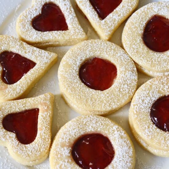 Authentic Linzer Cookies