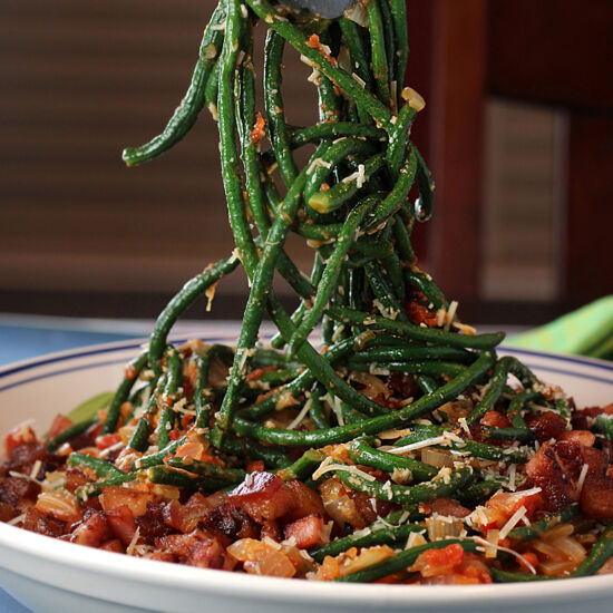 Long Beans Amatriciana