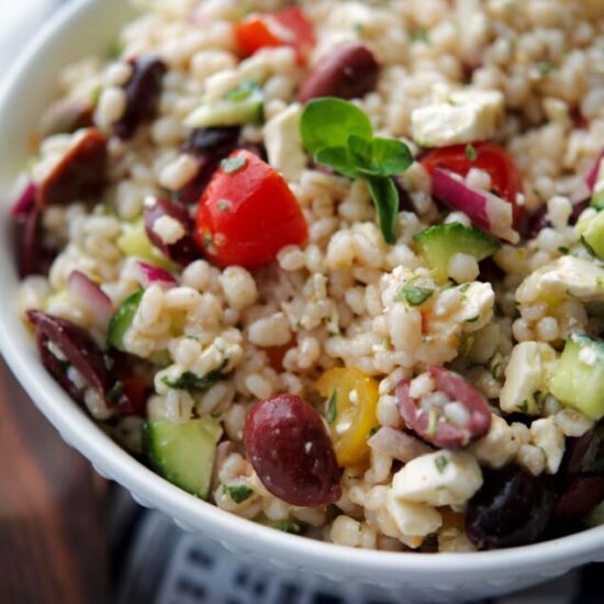 Mediterranean Barley Salad