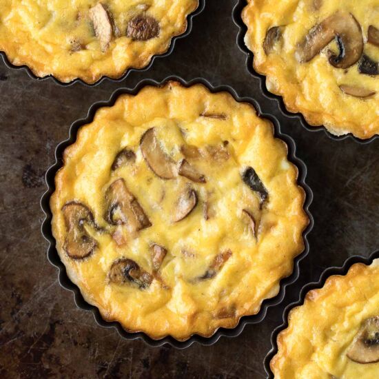 Mini Mushroom Quiches