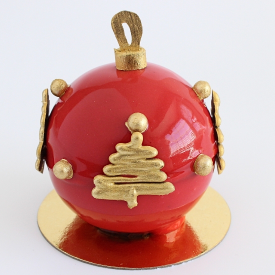 Mirror Glaze Christmas Ornament