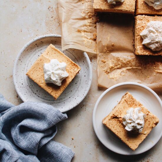 No-Bake Pumpkin Cheesecake Bars