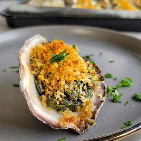 Oven Baked Oysters
