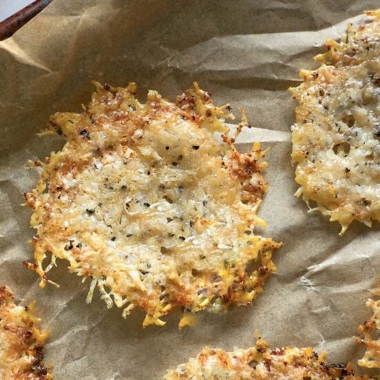 Crispy Cheesy Parmesan Chips