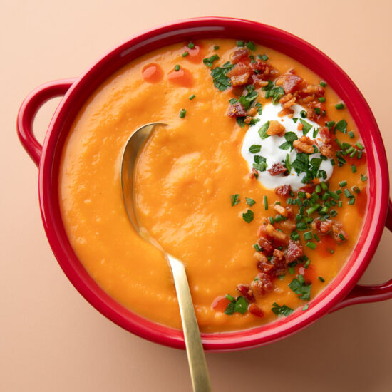 Cozy Carrot and Sweet Potato Soup