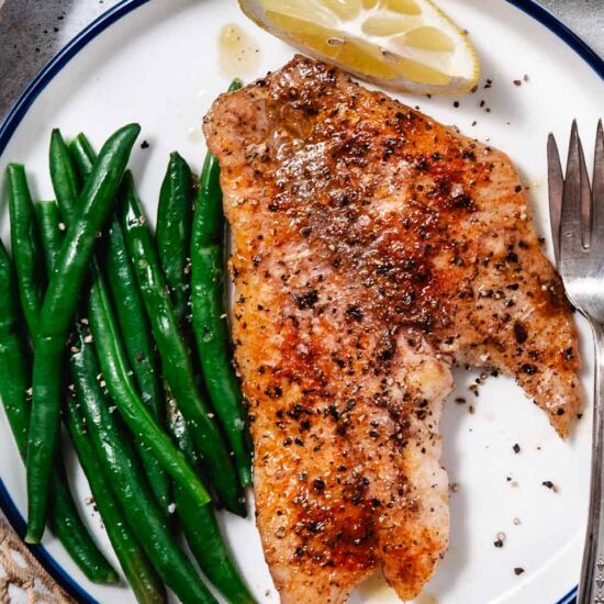 Pan Seared Snapper Fillets