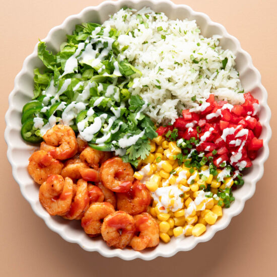 Shrimp Burrito Bowls