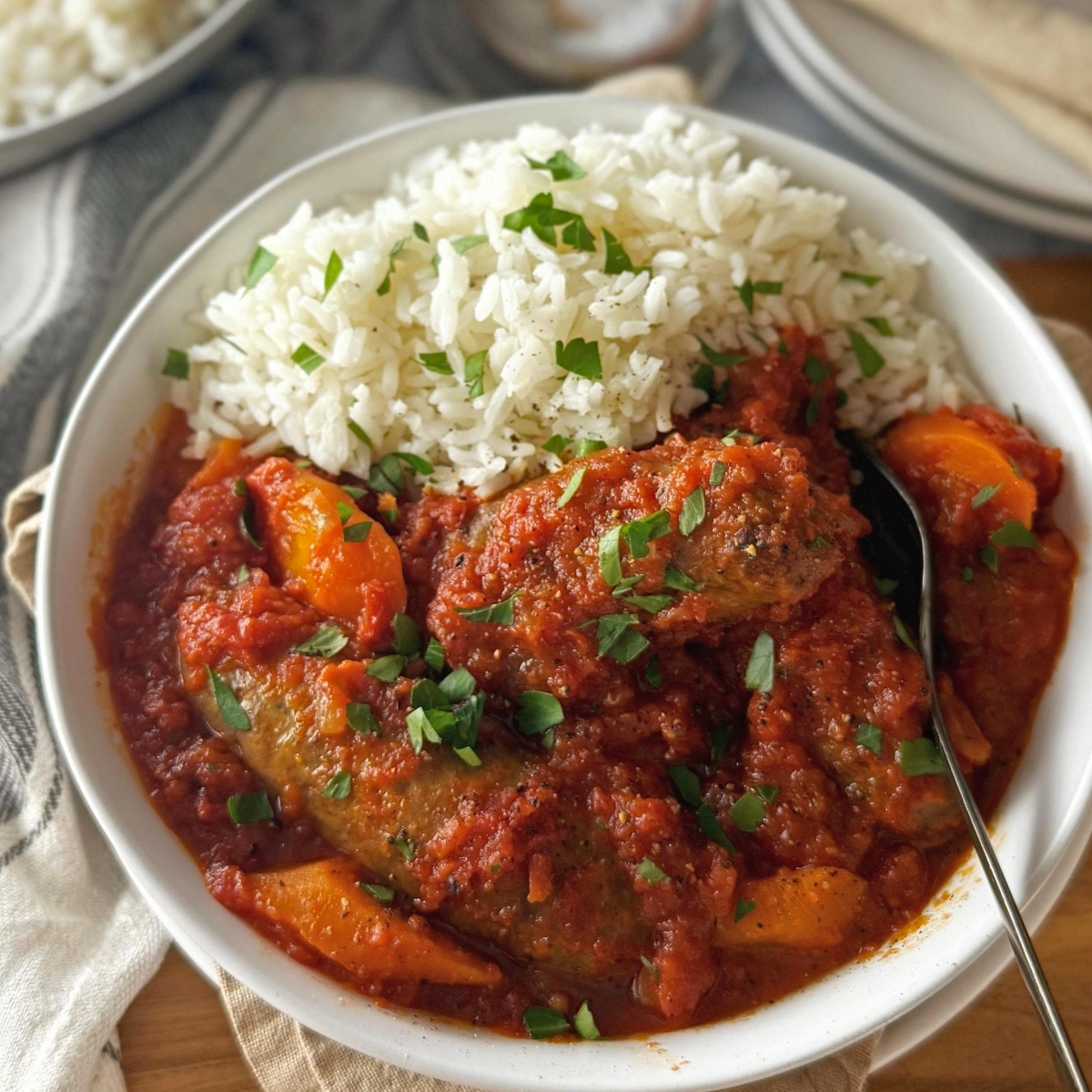 Slow Cooker Sausage Casserole