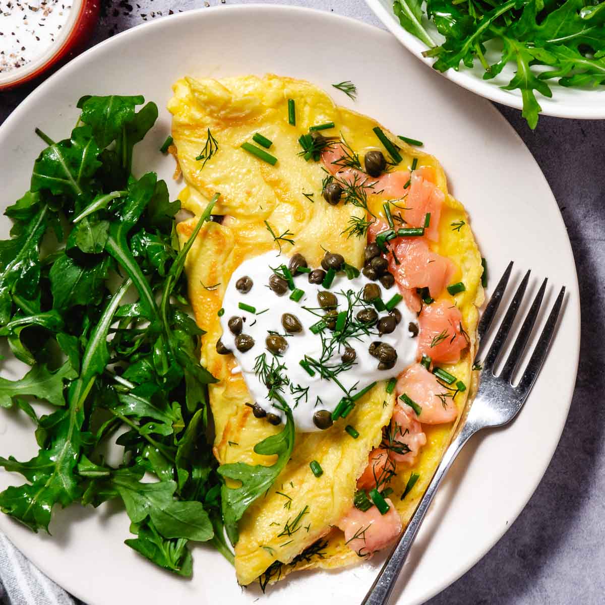 Smoked Salmon Omelet