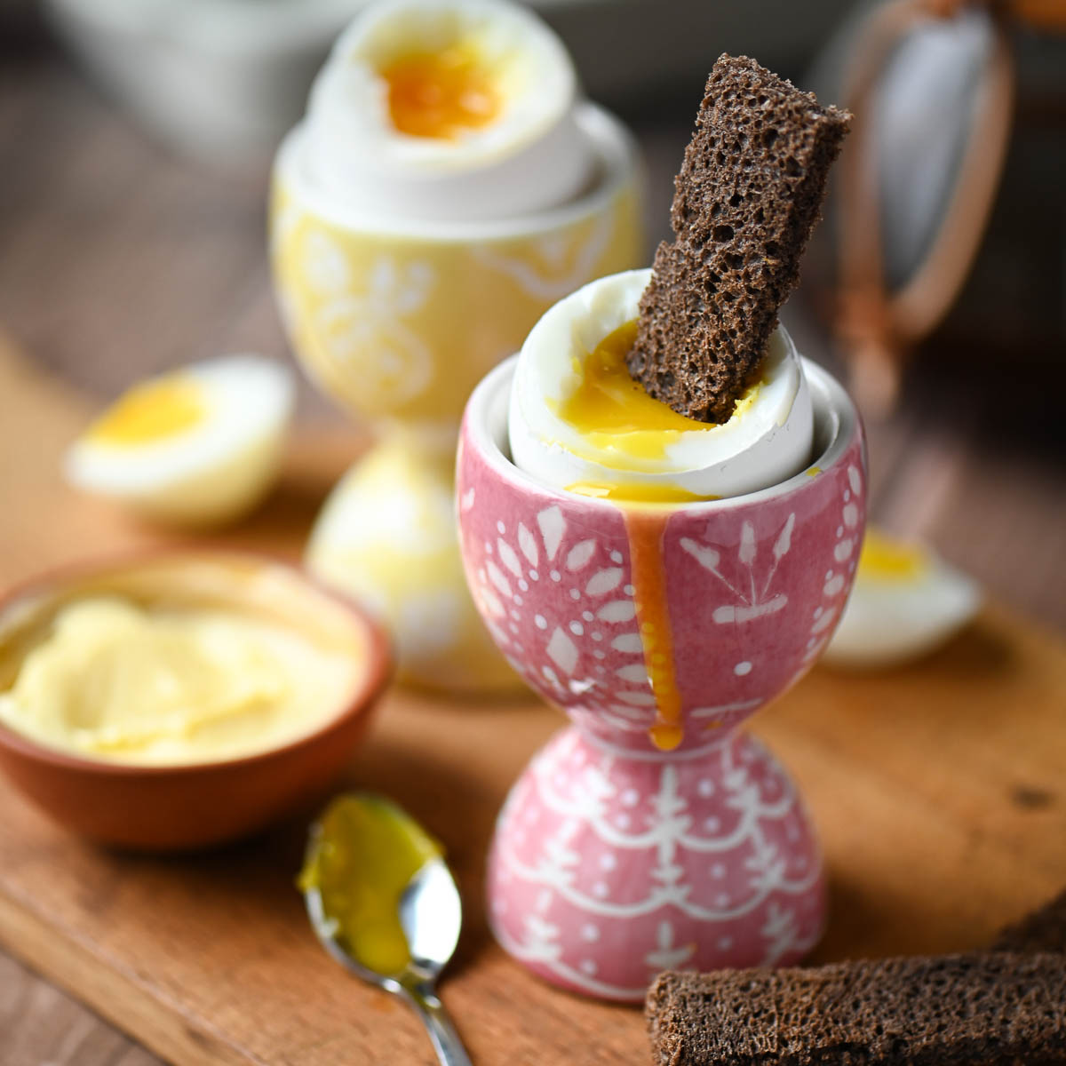 Foolproof Soft-Boiled Eggs with Rye