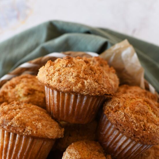 Sourdough Coffee Cake Muffins