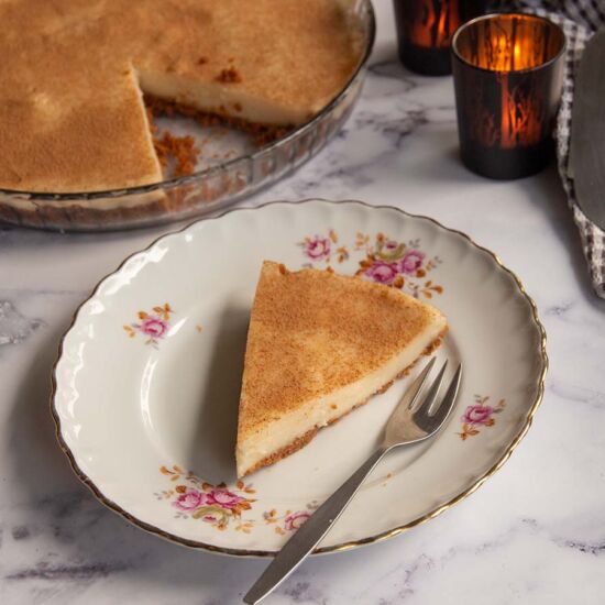 South African No Bake Milktart