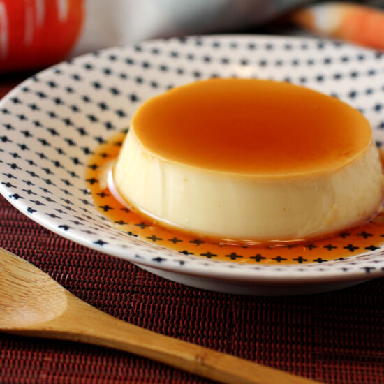 Soy Sauce Pudding with Caramel
