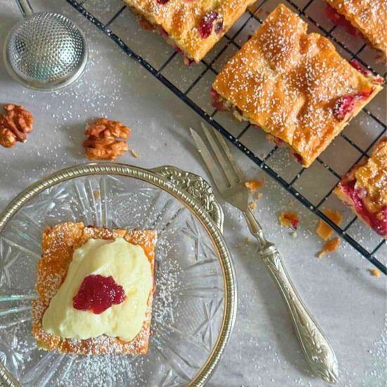 Caramelized Cranberry Pecan Dessert