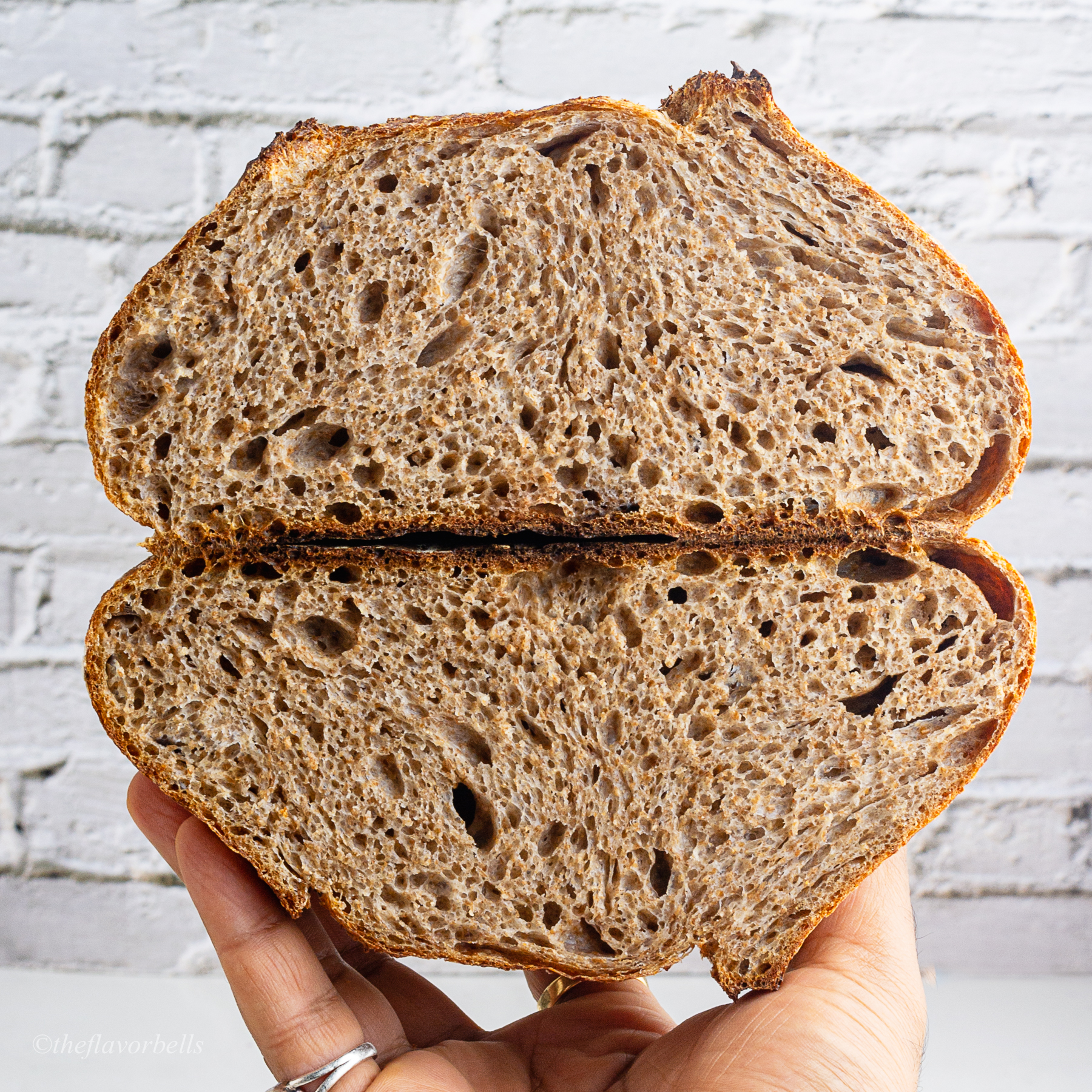 100% Whole Wheat Sourdough