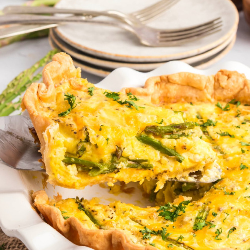 Asparagus Quiche