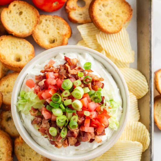 BLT Dip with Cream Cheese