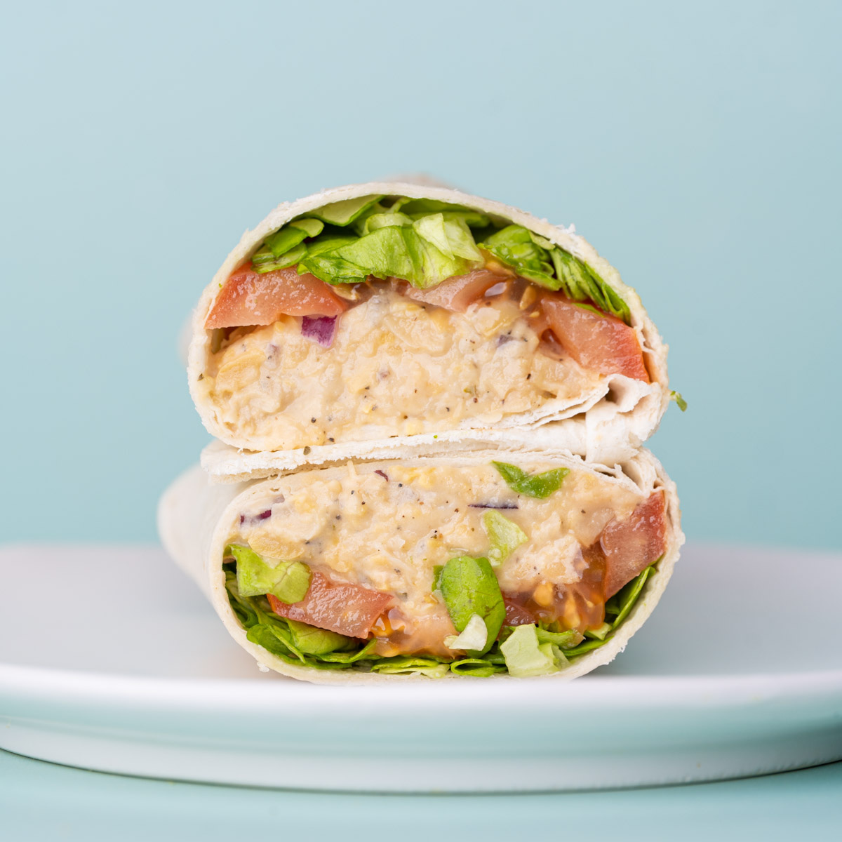 10-Minute Chickpea Salad Wrap